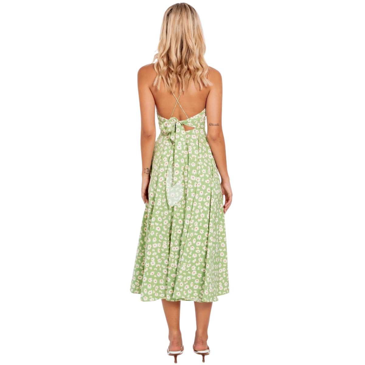 Vestido Midi Estampado Floral Venecia