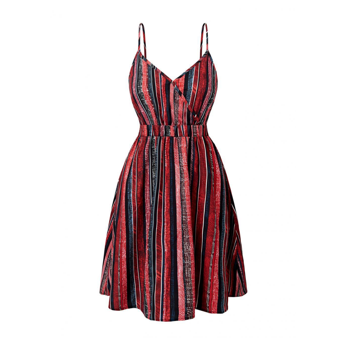 Vestido Corto de Rayas Sorrento