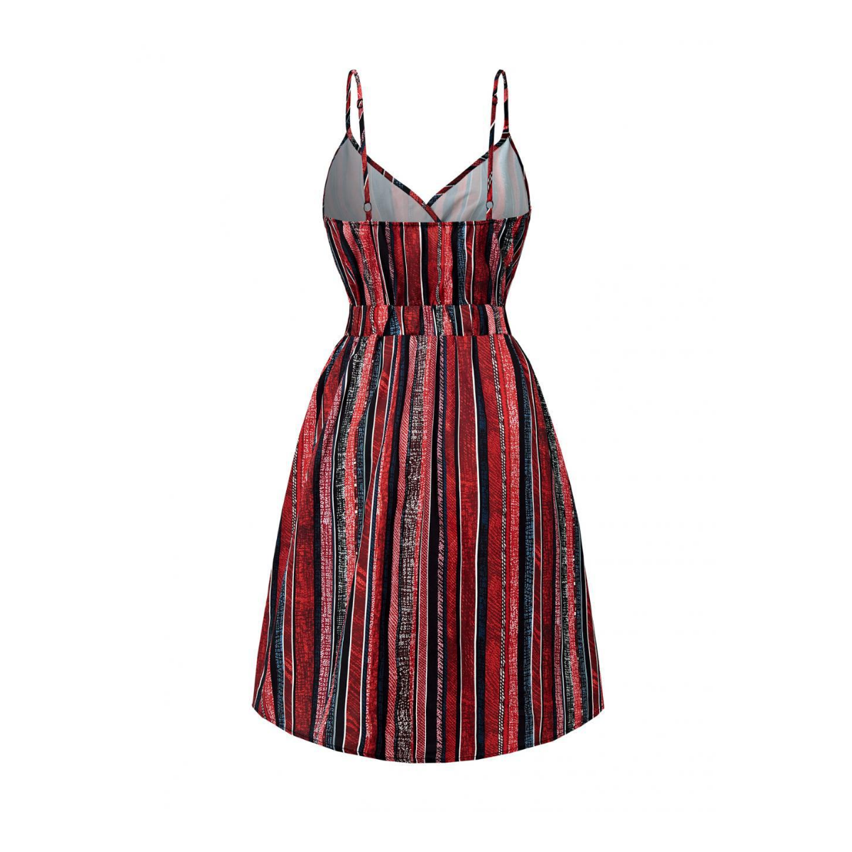 Vestido Corto de Rayas Sorrento