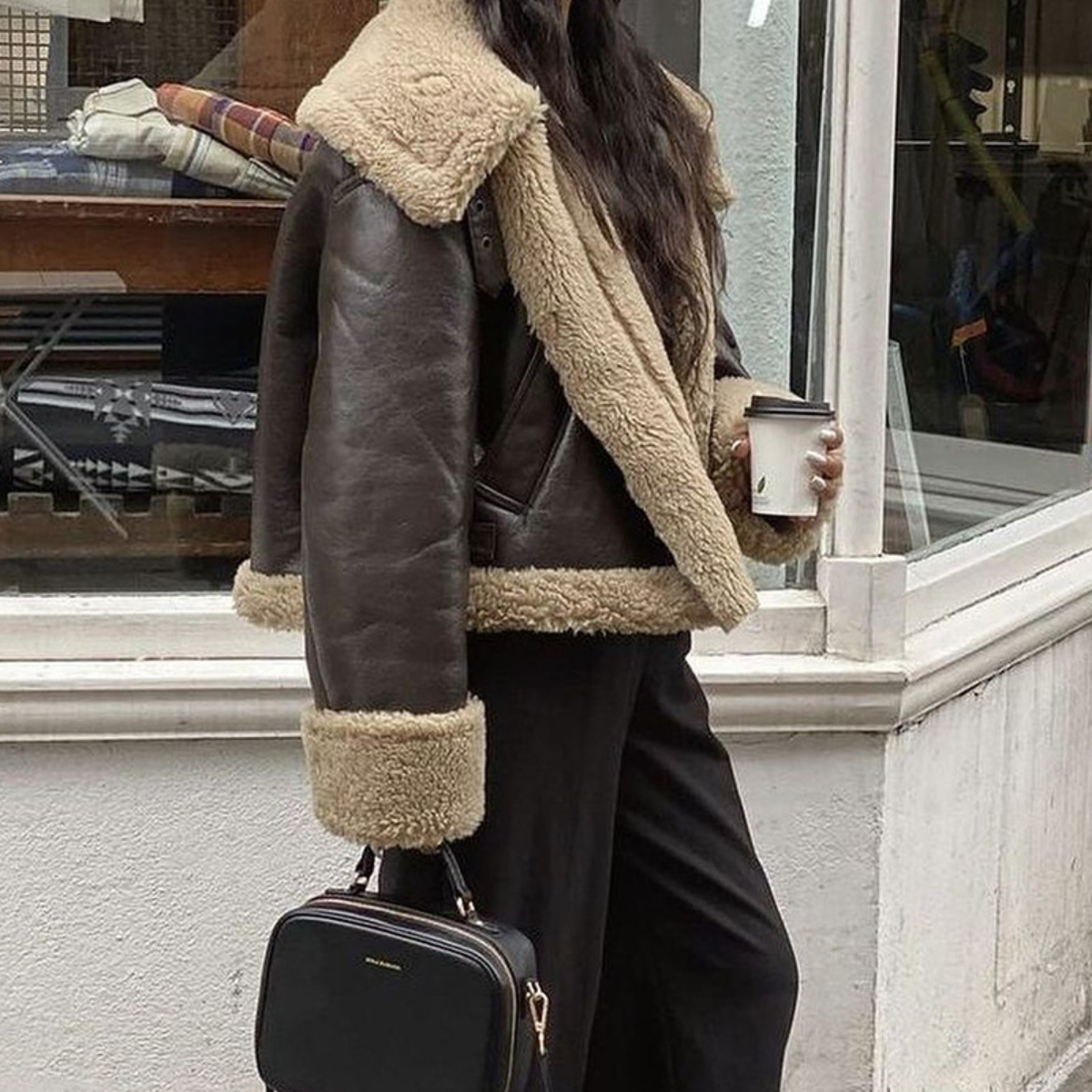 Chaqueta de Pelo Sintético con Forro Montreal