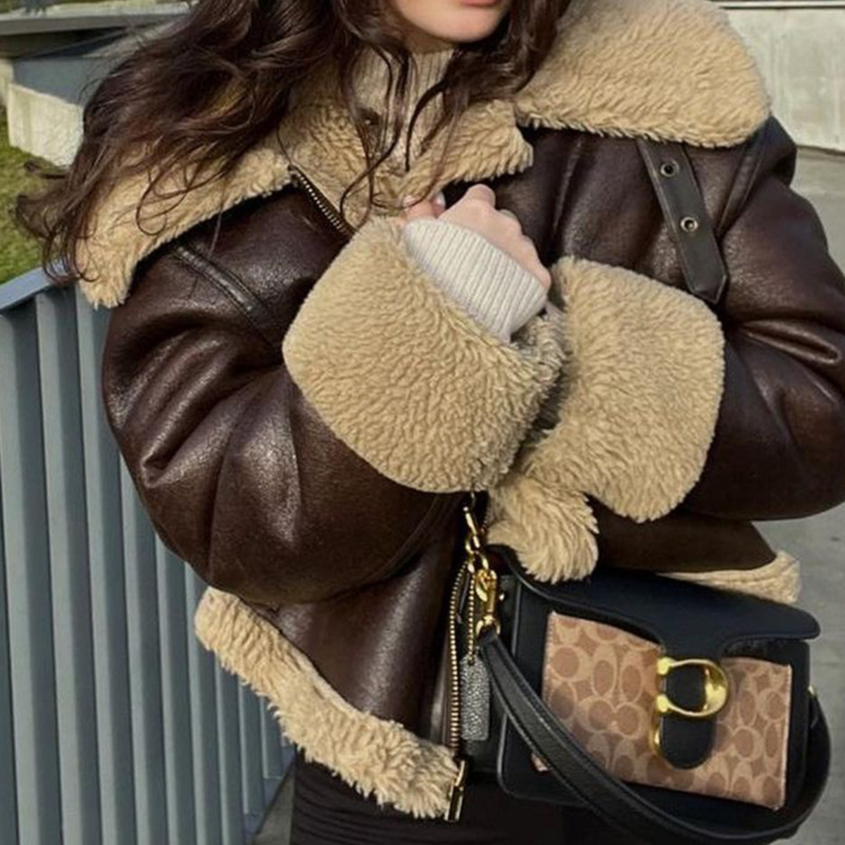 Chaqueta de Pelo Sintético con Forro Montreal