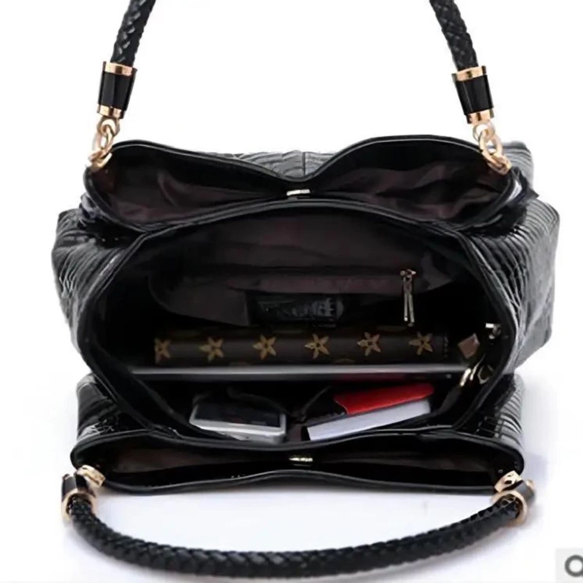 Bolso Tote efecto Cocodrilo Sophia