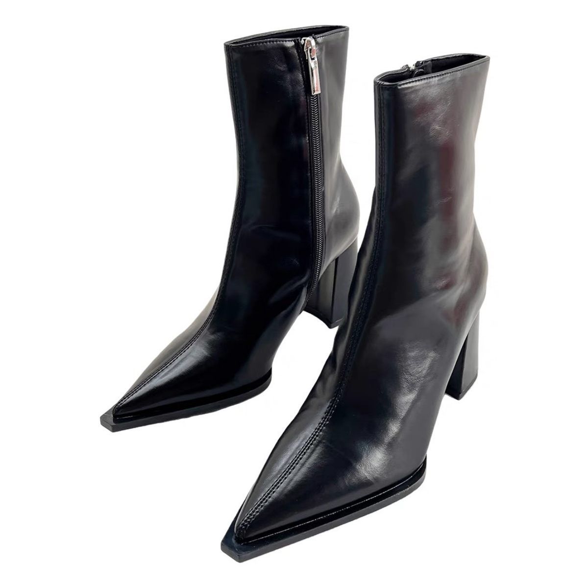 Bota Media de Piel New York