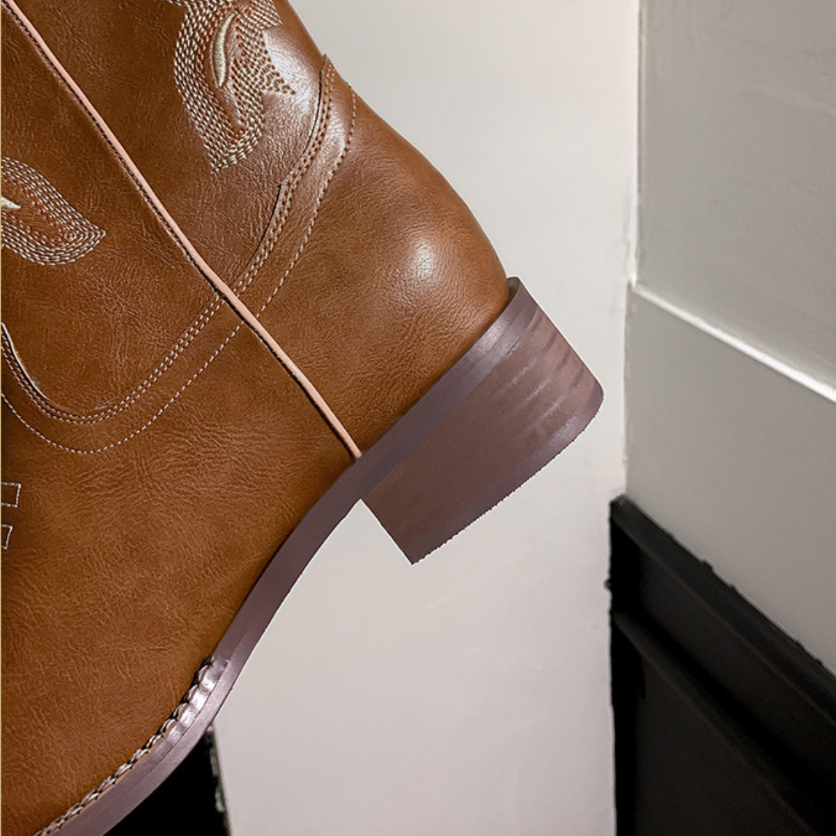 Bota Country Vaquera de Piel Texas
