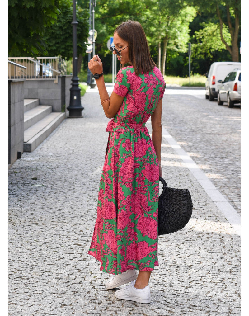 Vestido Midi Floral - Comodo