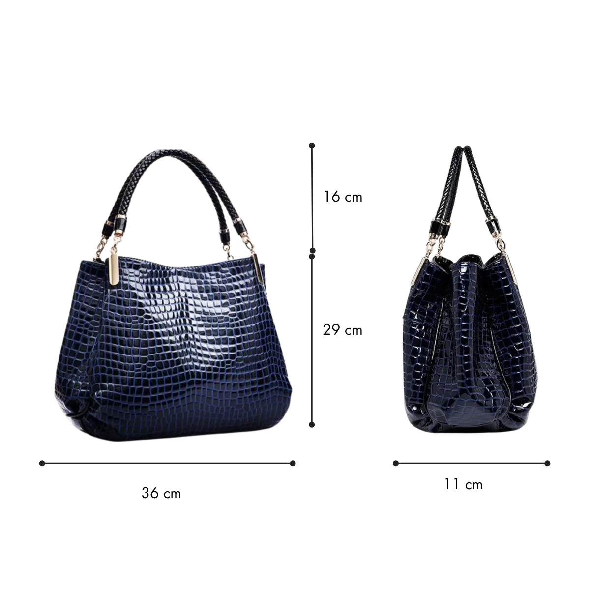 Bolso Tote efecto Cocodrilo Sophia