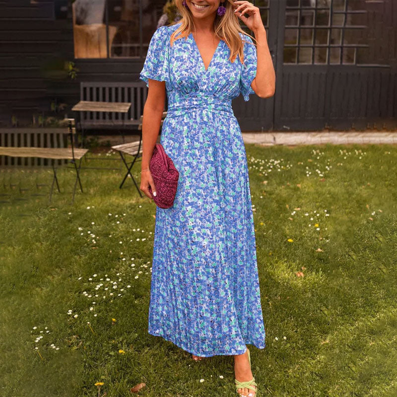 Vestido de verano con escote en V - Roma