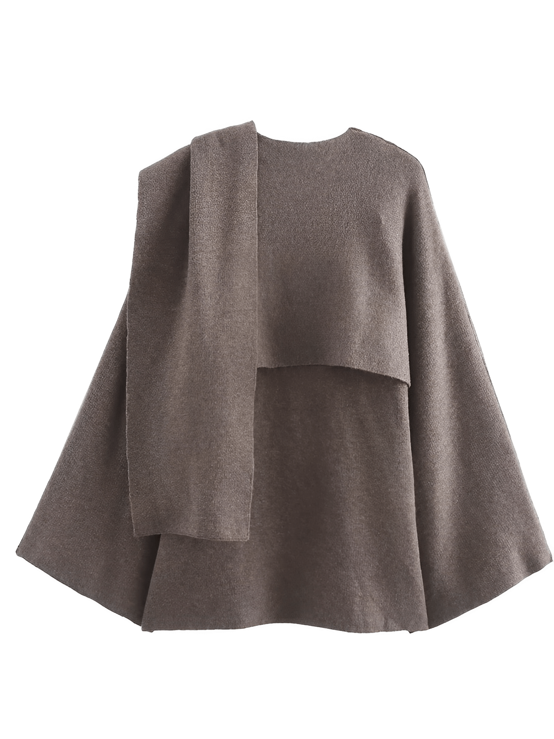 Bernarda | Abrigo Poncho Mujer Cuello Bufanda Elegante