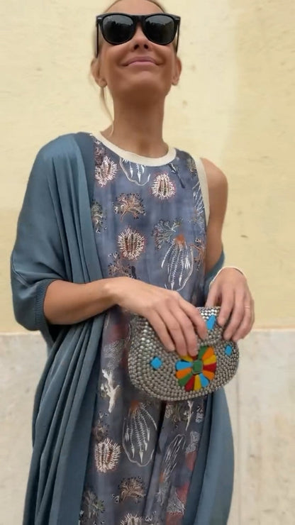 Zinnia™ | Vestido largo con Chal a Juego Sofisticado