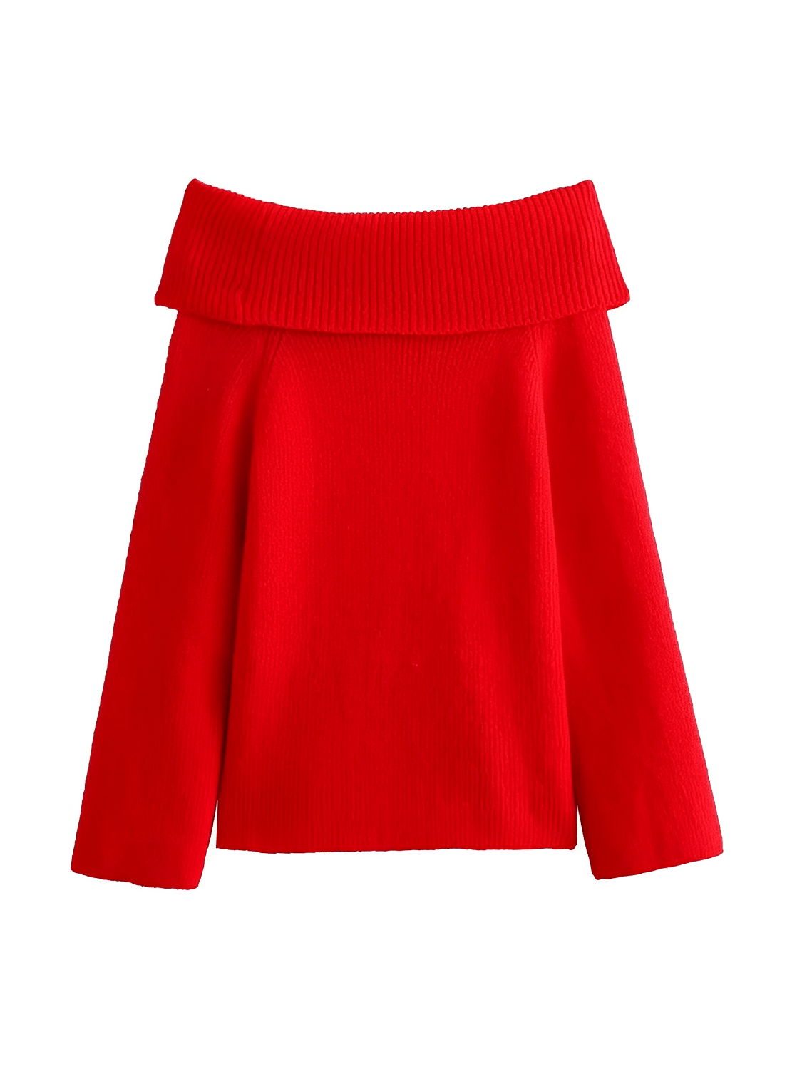 Alzira | Suéter Punto Grueso Ombros Descubiertos Amplio