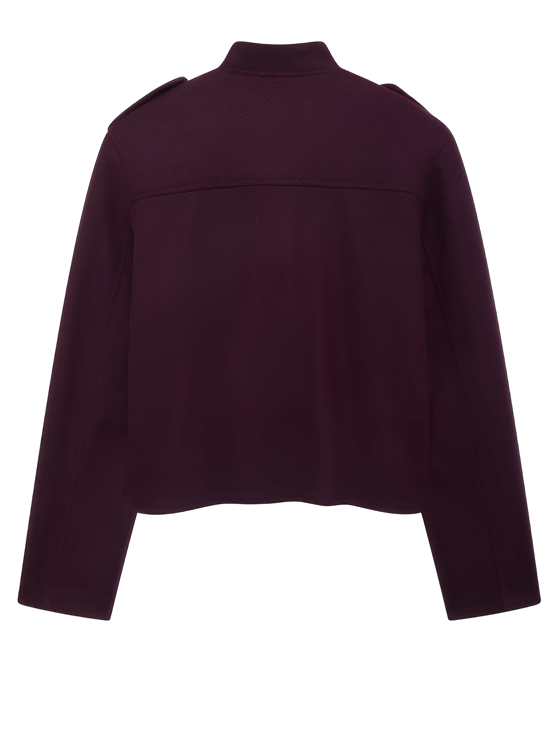 Amparo | Chaqueta Bomber Aveludada Botones Dorados Bolsos