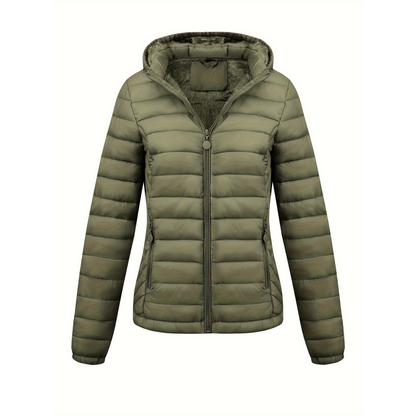 Vega | Chaqueta Puffer de Invierno Ligera con Capucha