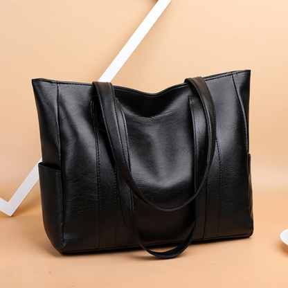 Bolso Shopper Clásico de Piel Simone