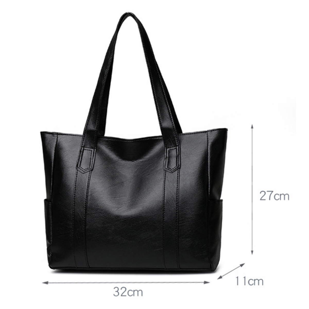 Bolso Shopper Clásico de Piel Simone