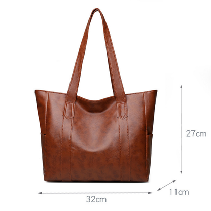 Bolso Shopper Clásico de Piel Simone