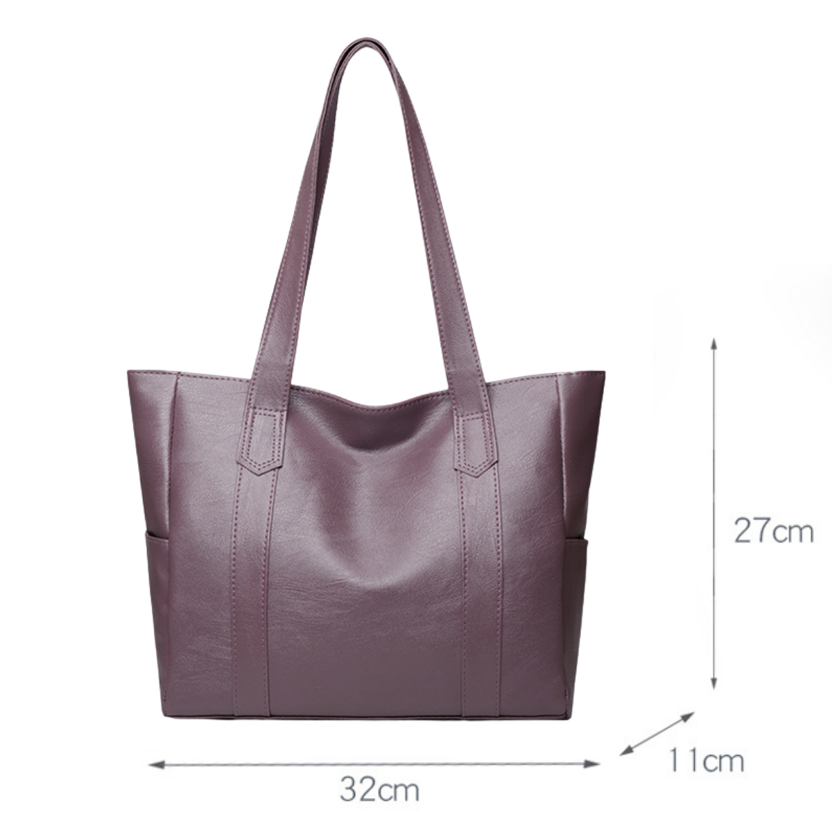 Bolso Shopper Clásico de Piel Simone