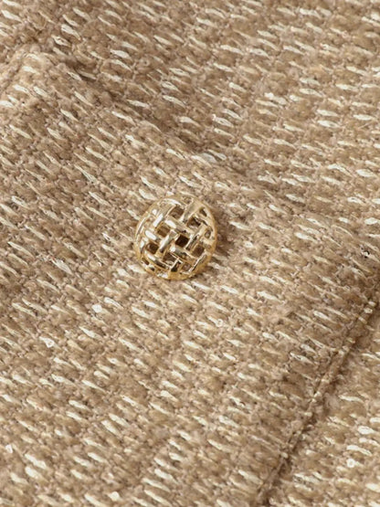 Itziar | Chaqueta Texturizada Con Botones Y Bolsos