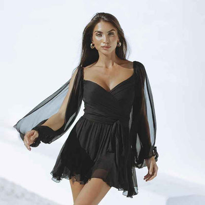 Eulalia™ | Minivestido con Mangas Largas