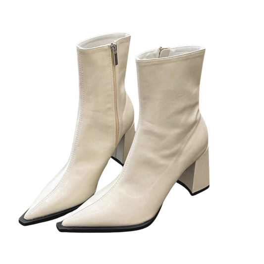Bota Media de Piel New York