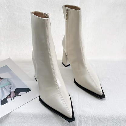 Bota Media de Piel New York
