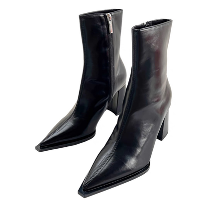 Bota Media de Piel New York