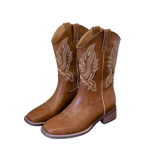 Bota Country Vaquera de Piel Texas