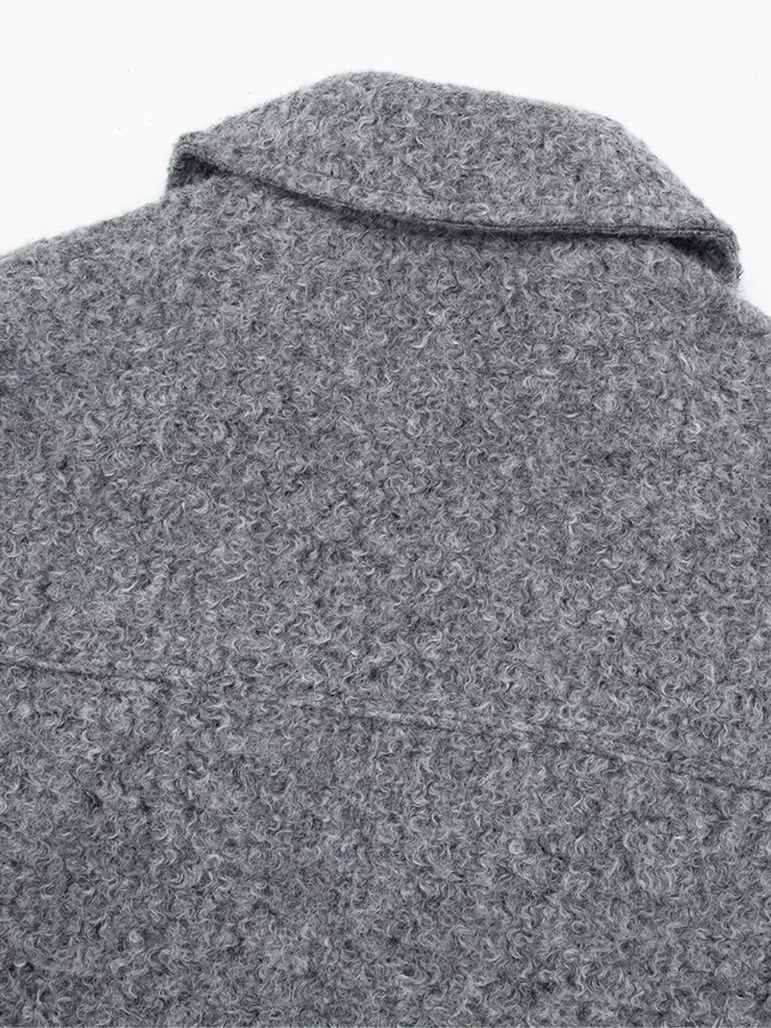 Belénia | Chaqueta bomber de lana con bolsillos y cremallera para clima frío