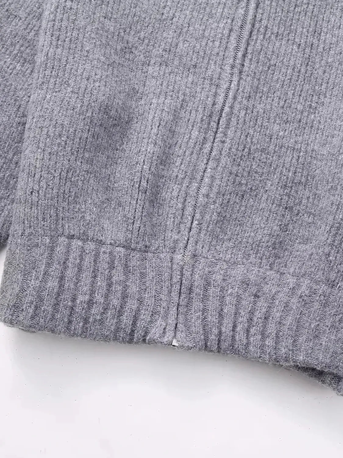 Consolación | Chaqueta Bomber Canelada Con Cremallera Ajuste Fino