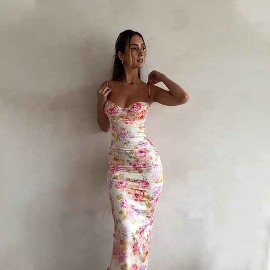 Belinda™ | Vestido ajustado de Verano con Flores