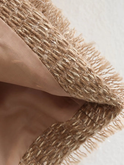 Itziar | Chaqueta Texturizada Con Botones Y Bolsos