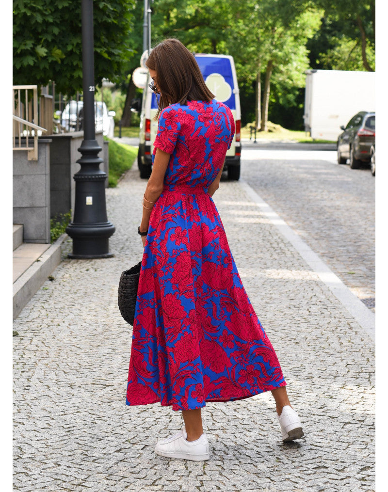 Vestido Midi Floral - Comodo