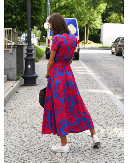 Vestido Midi Floral - Comodo