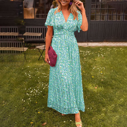 Vestido de verano con escote en V - Roma