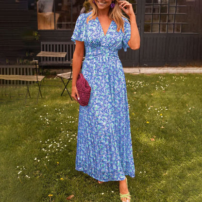 Vestido de verano con escote en V - Roma